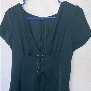 COPY - Express lace up silk dress